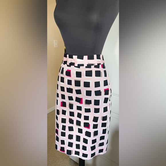 Kate Spade Kylie Geometric Print Skirt 2 - Picture 4 of 6